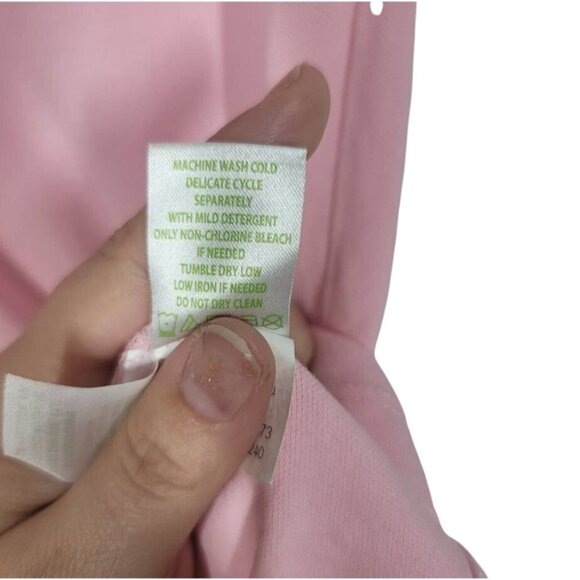 Lilly Pulitzer Meredith Luxletic Polo UPF 50+ Women's Size Large Pink Like New c - Picture 4 of 6